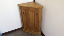 Load image into Gallery viewer, Oak corner cabinet

