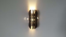 Load image into Gallery viewer, Wooden wall lamp
