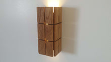Load image into Gallery viewer, Oak wall lamp
