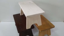 Load image into Gallery viewer, Wooden step stool
